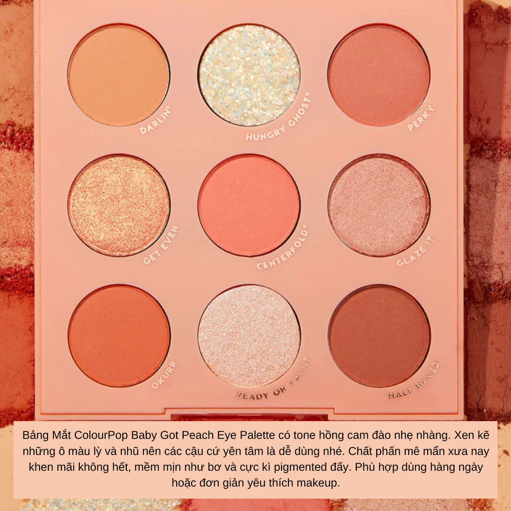 Bảng Phấn Mắt Colourpop Pressed Powder Palette 9 Màu