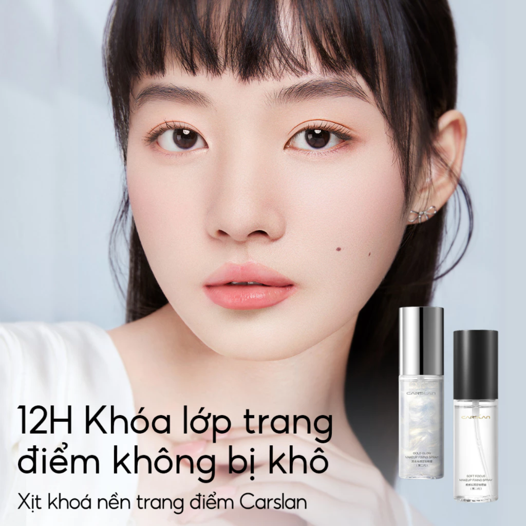 Xịt Khóa Nền Trang Điểm Kiềm Dầu Carslan Soft Focus Makeup Fixing Spray 50ml