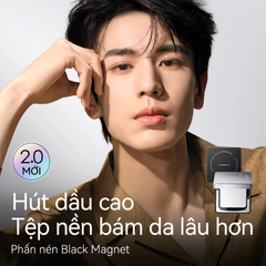 Phấn Phủ Dạng Nén Kiềm Dầu Carslan 2.0 Black Magnet Soft Focus Powder 8g