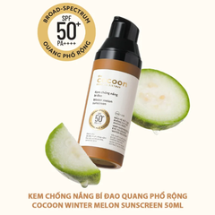 Kem Chống Nắng Bí Đao Cocoon Winter Melon Suncreen SPF50+ PA ++++ 50ml