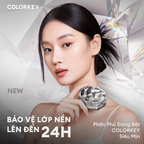 Phấn Phủ Dạng Bột Siêu Mịn Lâu Trôi Colorkey Lasting Naturally-Occurring Loose Powder 8g