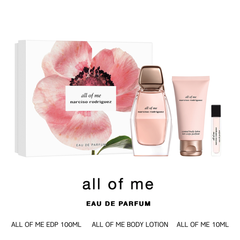 Set Nước Hoa Nữ Narciso Rodriguez All Of Me Eau De Parfum (Nước hoa 90ml + 10ml , Lotion 50ml)