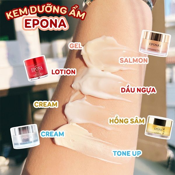 Kem Dưỡng Làm Sáng Da Chiết Xuất Cá Hồi Epona Premium Salmon Oil Cream 50ml