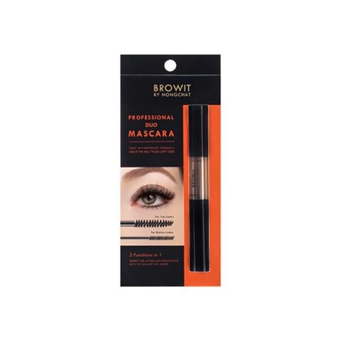 Mascara 2 Đầu chống nước Browit By Nongchat Professional Duo Mascara #Sexy Black