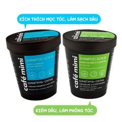 Dầu Gội Tẩy Tế Bào Chết Da Đầu Làm Sạch Kích Thích Mọc Tóc Café Mimi Shampoo Scrub 330g