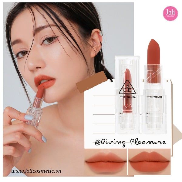 Son Thỏi 3CE Soft Matte Lipstick