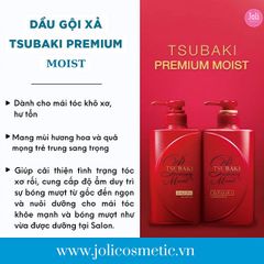 Dầu Xả Dưỡng Tóc Bóng Mượt Tsubaki Premium Moist Conditioner 490ml