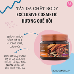 Tẩy Da Chết Toàn Thân Quế Hồi Và Café Exclusive Cosmetic Gel Scrub Coffee & Cinnamon Cloves 380g