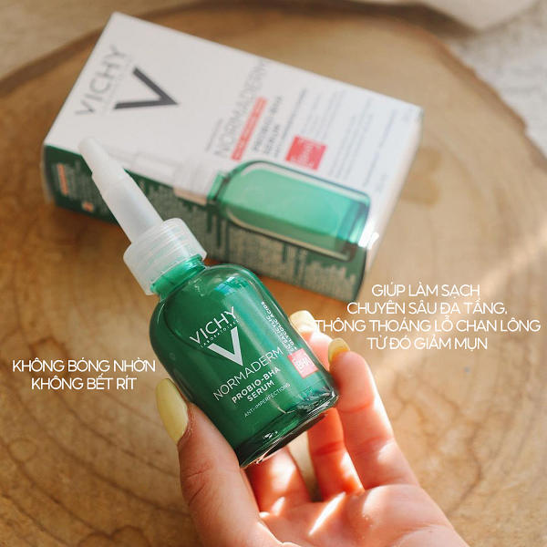 Tinh Chất Làm Dịu Da Giảm Mụn Vichy Normaderm Probio-BHA Anti Imperfections Serum 30ml