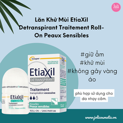 Lăn Khử Mùi EtiaXil Detranspirant Traitement Roll-On 15ml