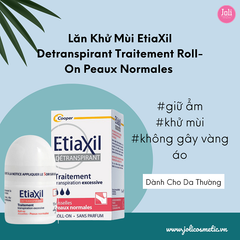 Lăn Khử Mùi EtiaXil Detranspirant Traitement Roll-On 15ml