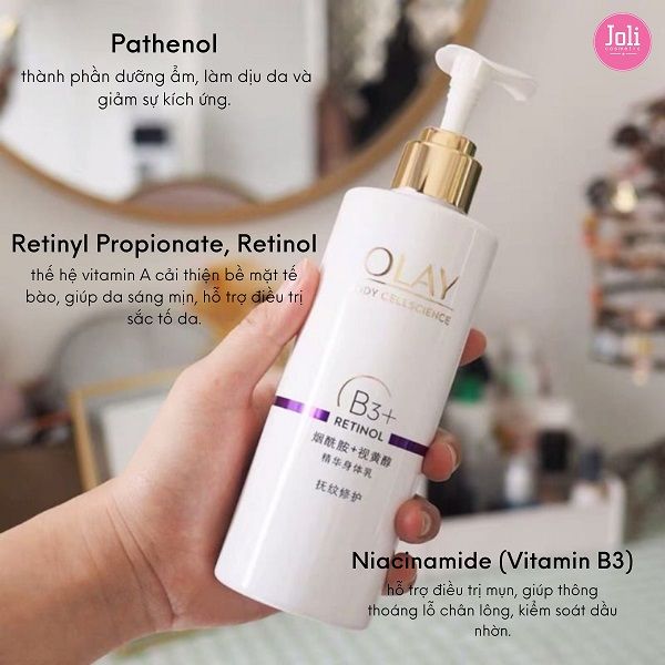 Sữa Dưỡng Thể Olay B3+ Retinol Body Lotion