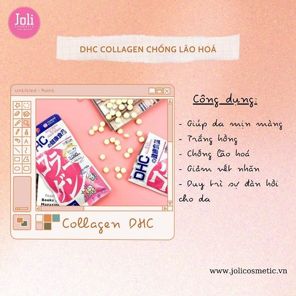 Viên Uống Làm Đẹp Da Chống Lão Hóa DHC Collagen