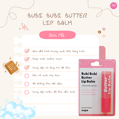 Son Dưỡng Môi Dưỡng Ẩm Cho Môi Unpa Bubi Bubi Butter Lip Balm 3.8g