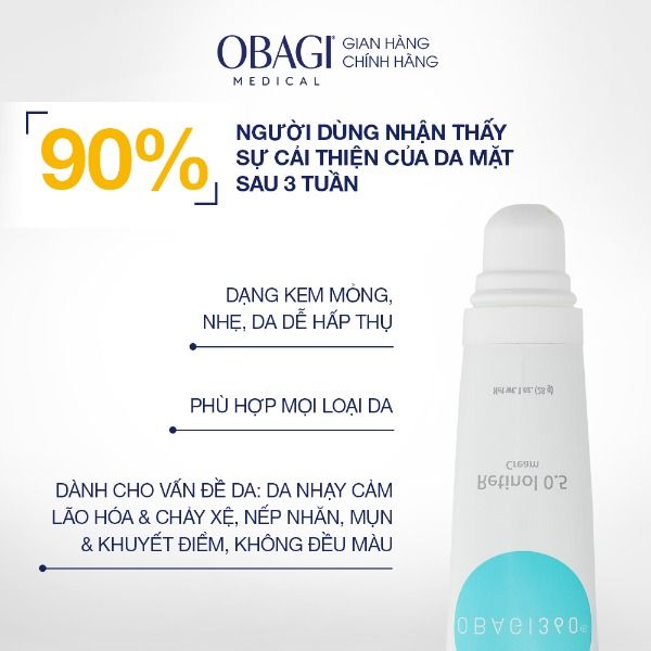 Kem Dưỡng Chống Lão Hóa Da OBAGI CLINICAL Retinol 0.5 28g