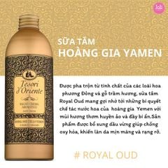 Sữa Tắm Hương Nước Hoa Tesori d'Oriente 500ml