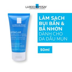 Bộ Sản Phẩm Tẩy Trang Cho Da Mụn La Roche-Posay Effaclar 400ml + Sữa Rửa Mặt Cho Da Dầu Mụn Effaclar 50ml