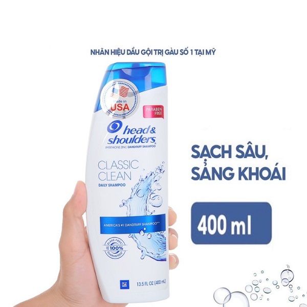 Dầu Gội Làm Sạch Gàu Head & Shoulders Female Shampoo Classic Clean