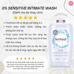 Dung Dịch Vệ Sinh Phụ Nữ Femfresh Wash 250ml