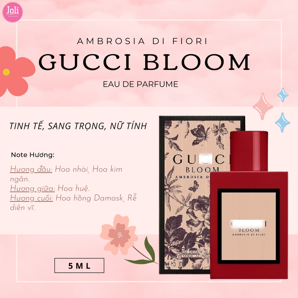 Nước Hoa Gucci Bloom Di Fiori Eau De Parfum 5ml