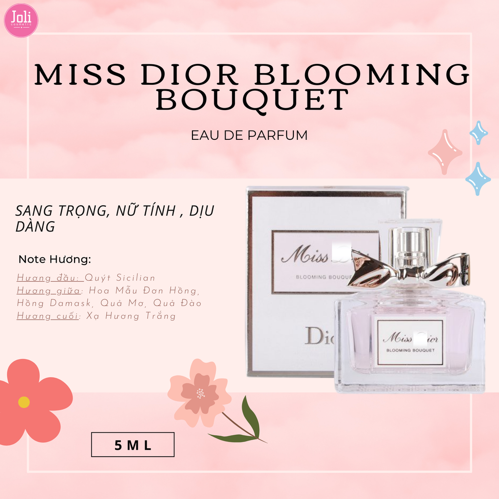 Nước Hoa Nữ Dior Miss Dior Blooming Bouquet EDT 5ml
