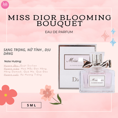 Nước Hoa Nữ Dior Miss Dior Blooming Bouquet EDT 5ml