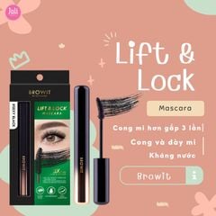 Mascara Siêu Cong Mi Gấp 3 Lần Browit By Nong Chat Lift & Lock 3X Curl