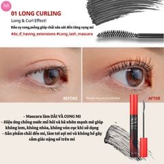 Mascara Làm Cong Mi Chống Trôi Clio Kill Lash Superproof Mascara 7g