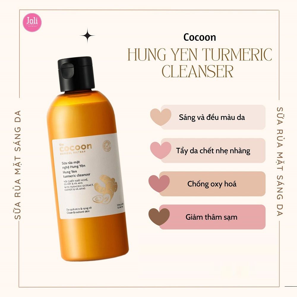 Sữa Rửa Mặt Cocoon Chiết Xuất Từ Nghệ Hưng Yên Turmeric Cleanser