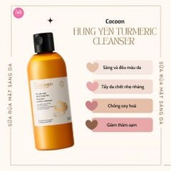 Sữa Rửa Mặt Cocoon Chiết Xuất Từ Nghệ Hưng Yên Turmeric Cleanser