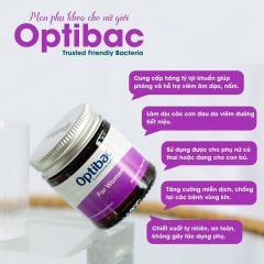 Men Vi Sinh Trị Viêm Vùng Kín Dành Cho Nữ OptiBac Probiotics For Women 30 Viên