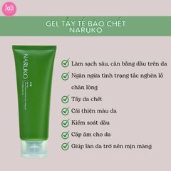 Gel Tẩy Tế Bào Chết Naruko Tea Tree Shine Control and Blemish Clear Peeling Gel 120g