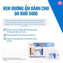 Kem Dưỡng Ẩm Dành Cho Da Khô Cerave Developed With Dermatologists Moisturising Cream