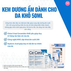 Kem Dưỡng Ẩm Dành Cho Da Khô Cerave Developed With Dermatologists Moisturising Cream