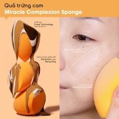 Mút Trang Điểm Real Techniques (Set 4 Cái) Miracle Complexion Sponge 4 Pack