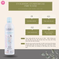 Xịt Khoáng Cung Cấp Nước Evoluderm Atomiseur Eau Pure Water