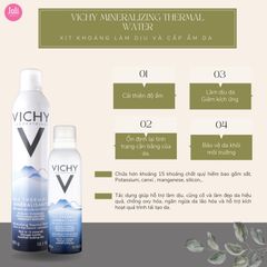 Xịt Khoáng Làm Dịu & Cấp Ẩm Cho Da Vichy Mineralizing Thermal Water