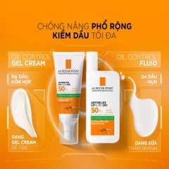 Sữa Chống Nắng Cho Da Dầu Mụn La Roche-Posay Anthelios UVMUNE400 Oil Control Fluid