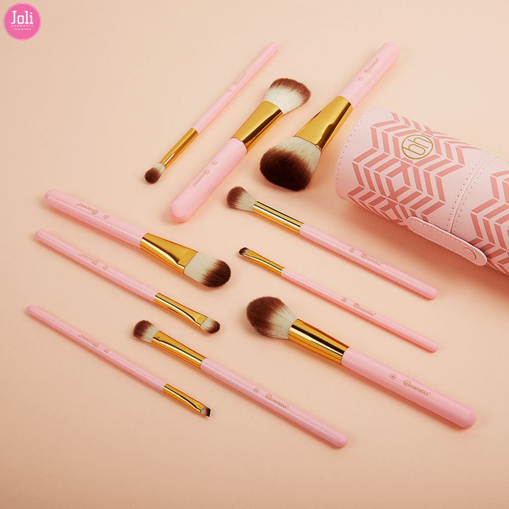 Bộ Cọ Trang Điểm 10 Cây BH Cosmetics Pink Perfection Brush Set