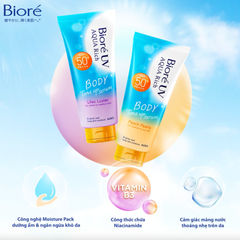 Serum Chống Nắng Dưỡng Thể Biore UV Aqua Rich Tone Up Serum SPF 50+ PA+++ 130ml