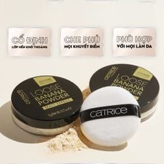 Phấn Phủ Dạng Bột Cố Định Lớp Trang Điểm Và Che Khuyết Điểm Catrice Loose Banana Powder 5g