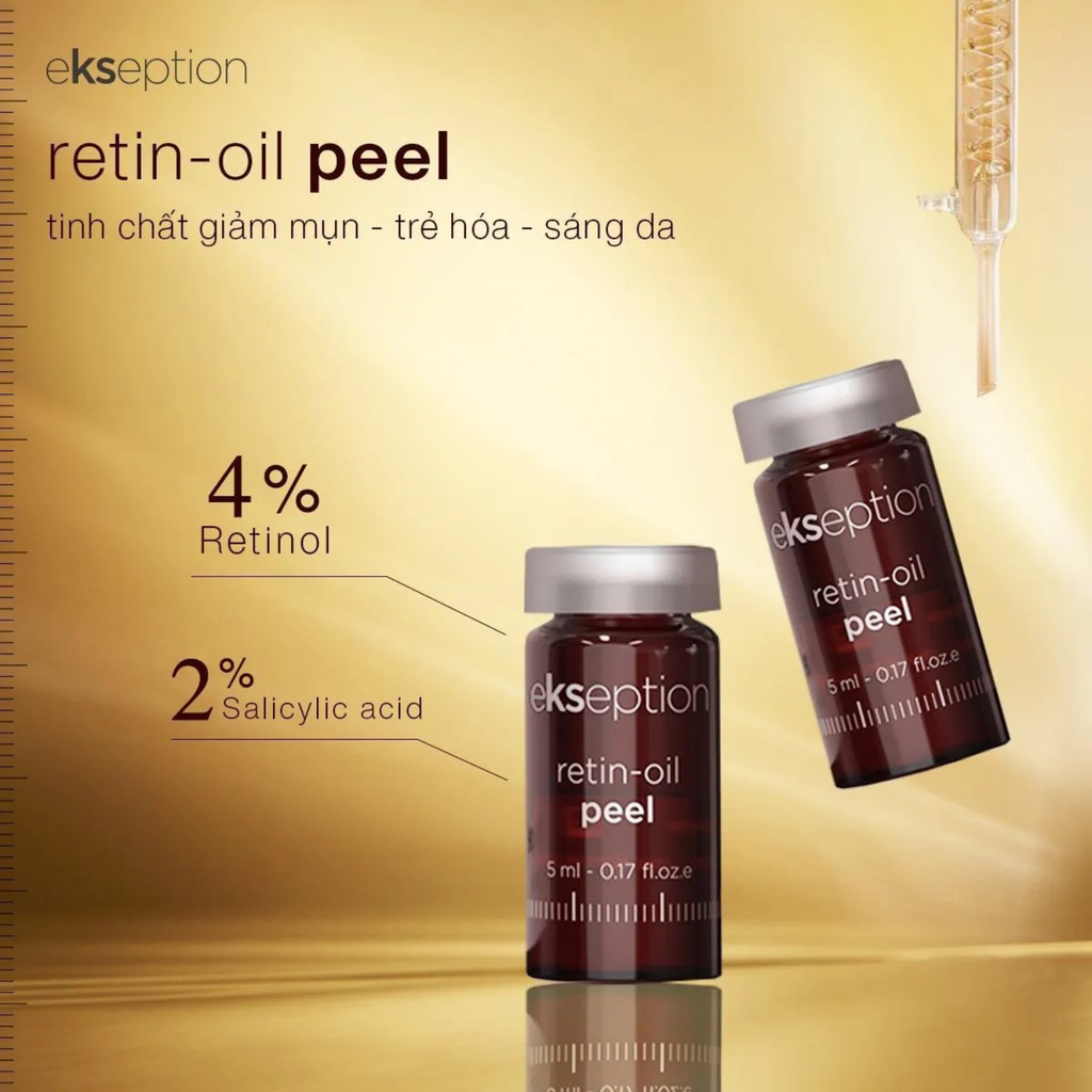 Tinh Chất Peel Da Hỗ Trợ Trẻ Hóa Căng Bóng Ekseption Retin-oil Peel 5ml