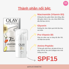 Kem Dưỡng Chống Lão Hóa Olay Total Effects 7in1 Moisturiser 50ml