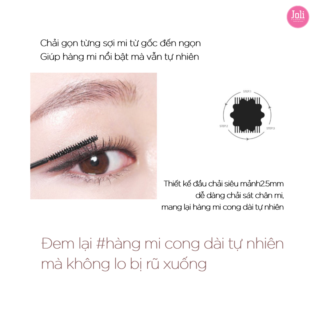 Mascara Làm Dài Cong Mi Chống Thấm Nước Innisfree Skinny Microcara Zero 3.5g