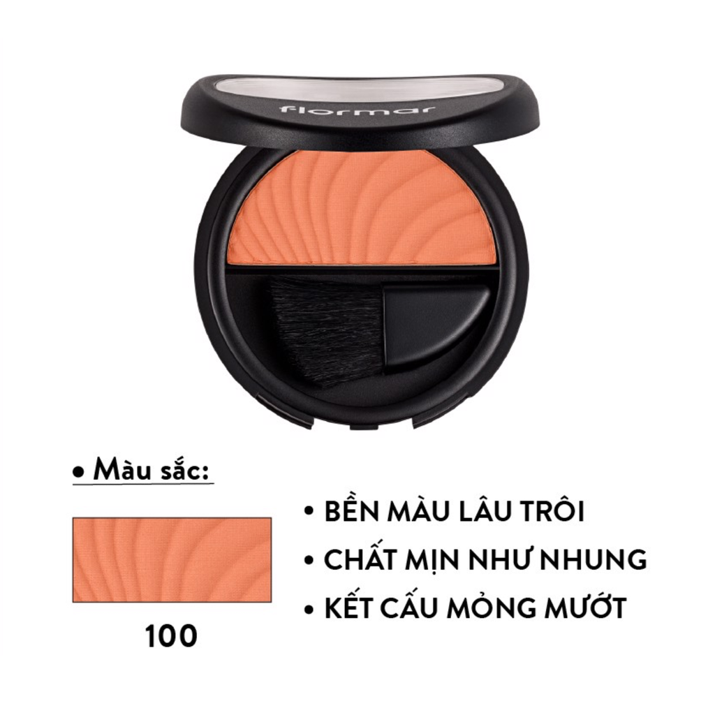 Phấn Má Hồng Flormar Blush On Kèm Cọ 6g