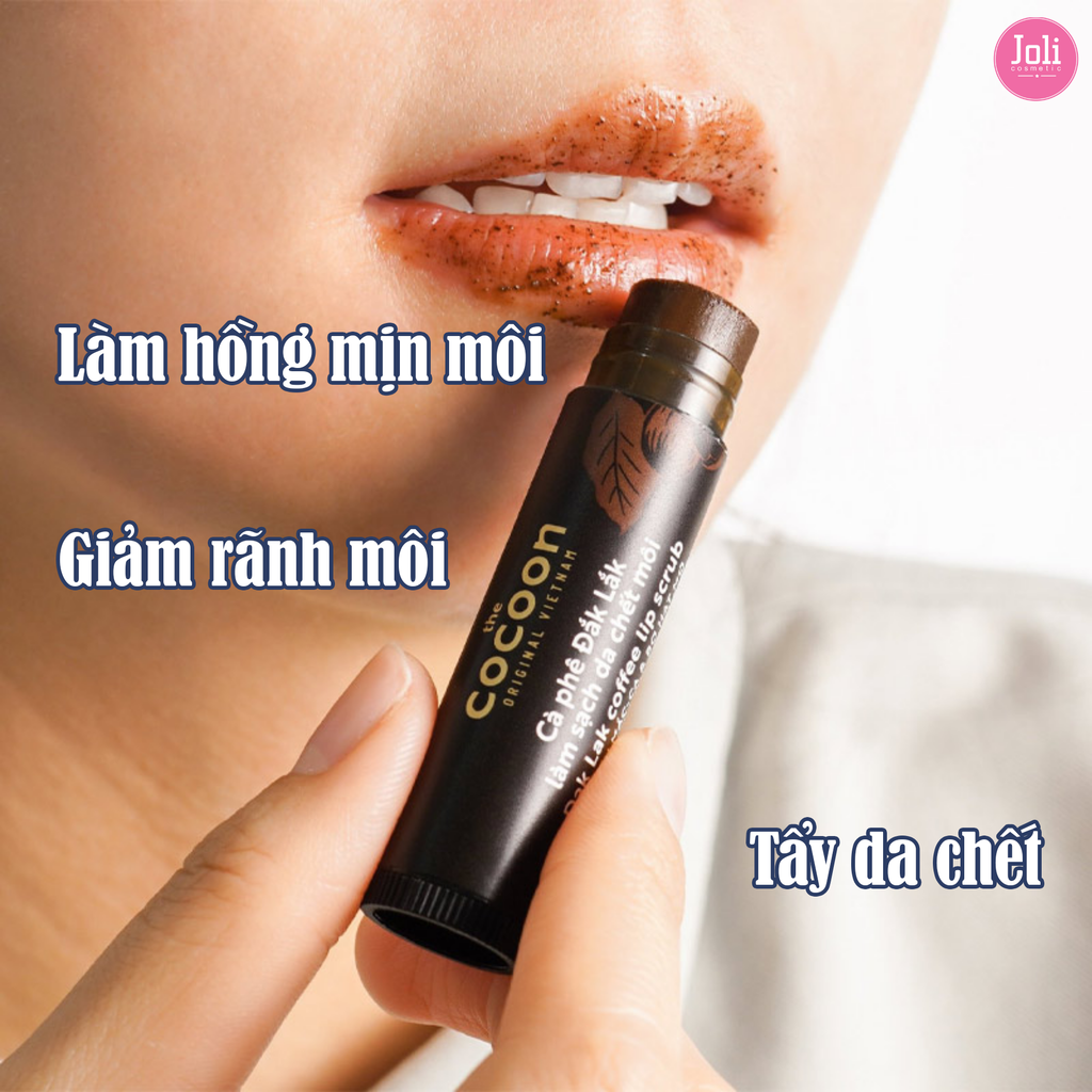 Tẩy Tế Bào Chết Môi Cà Phê Đắk Lắk Cocoon Coffee Lip Scrub 5g