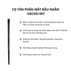 Cọ Tán Phấn Mắt Đầu Ngắn Vacosi E07