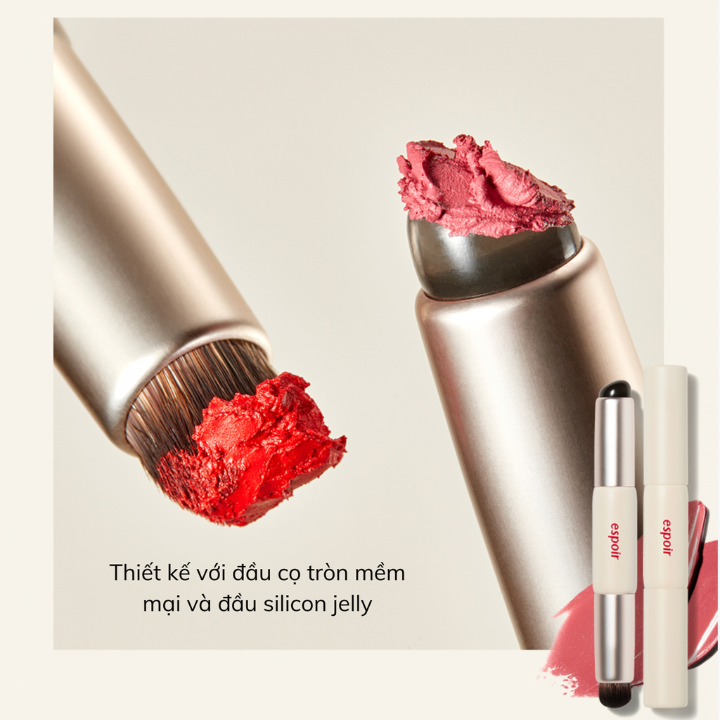 Cọ Đánh Son Môi Kép Espoir Dual Smudging Lip Brush
