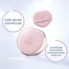 Phấn Nước 3CE Fitting Mesh Cushion SPF40 PA+++ 11g (tặng kèm lõi hộp lẻ)