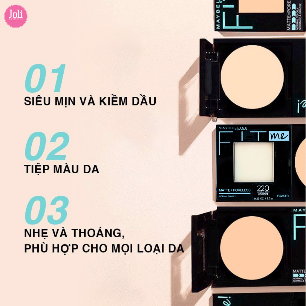 Phấn Phủ Maybelline Fit Me Matte + Poreless 8.5g